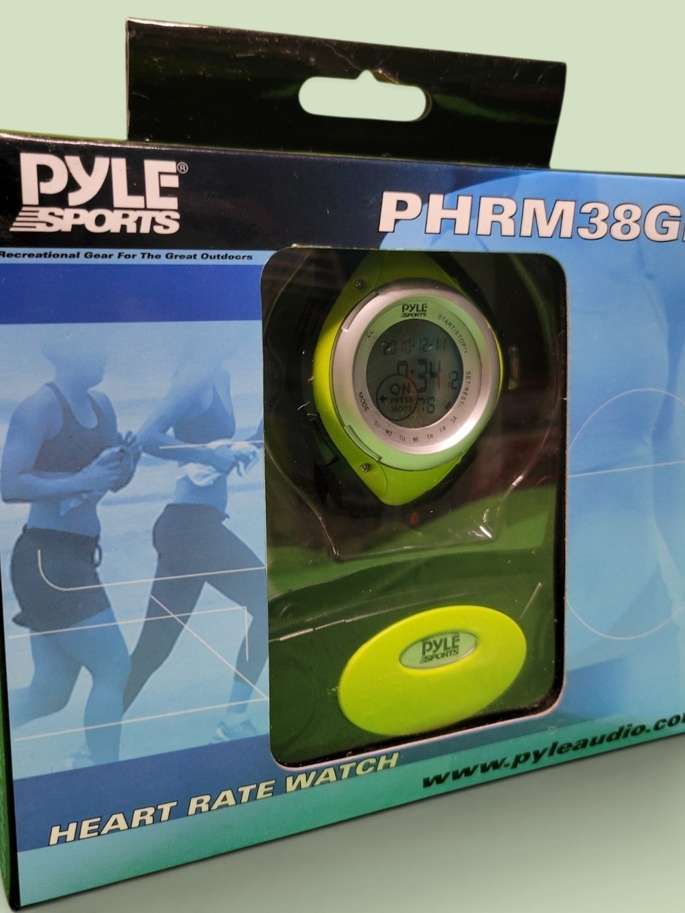 Pyle Sports Green Heart Rate Smartwatch - PHRM38G